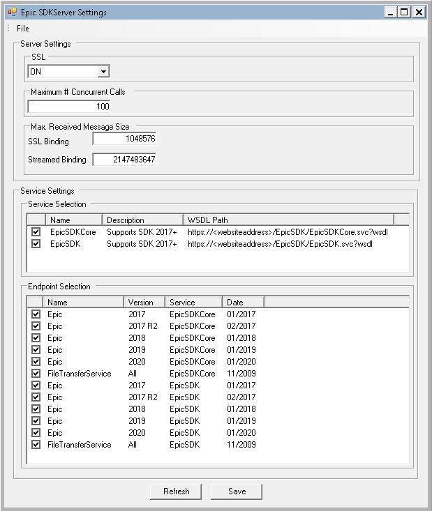 Web Configuration