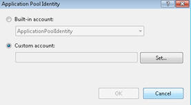 App Pool Identity