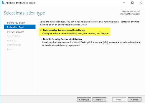 Installation Type